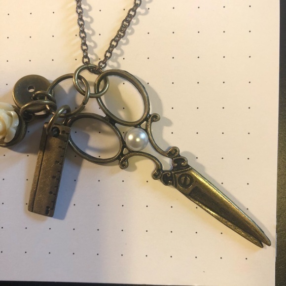 Handcrafted Jewelry with Scissors and Accessories - Picture 3 of 6